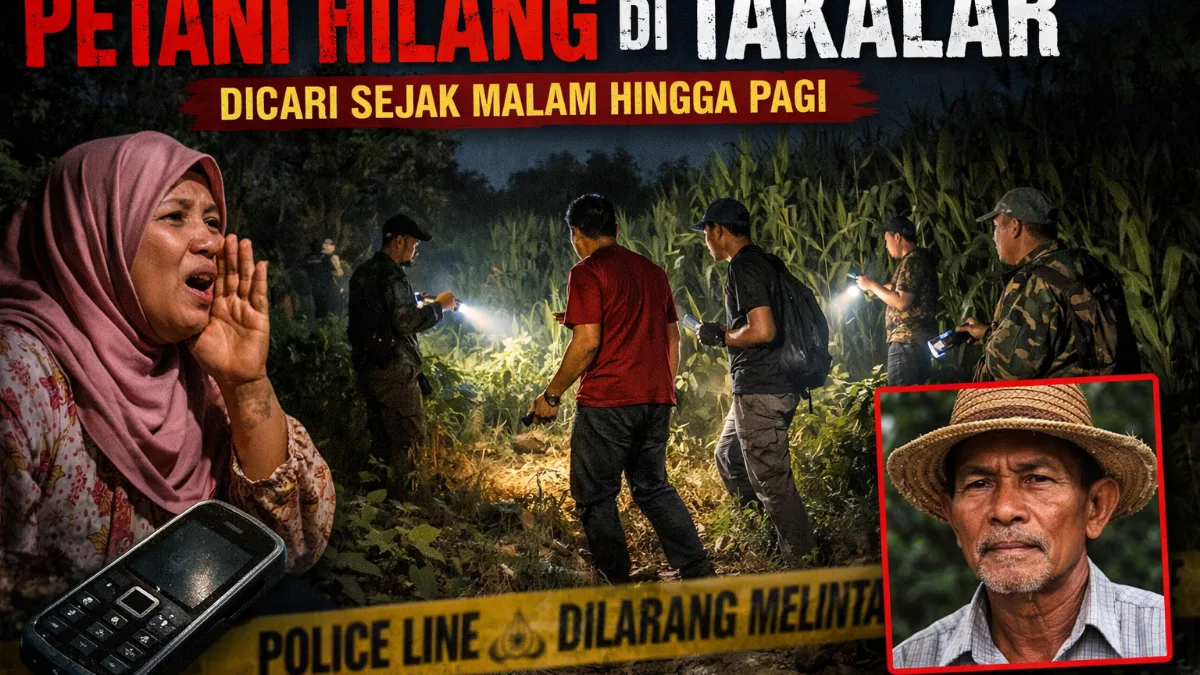 BREAKING NEWS: Petani Hilang di Takalar, Dicari 12 Jam Tanpa Hasil