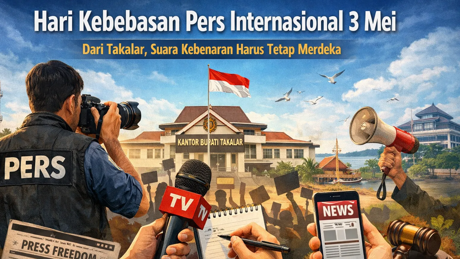 Hari Kebebasan Pers Internasional 3 Mei: Dari Takalar, Suara Kebenaran Harus Tetap Merdeka 1 Hari Kebebasan Pers Internasional 3 Mei: Dari Takalar, Suara Kebenaran Harus Tetap Merdeka