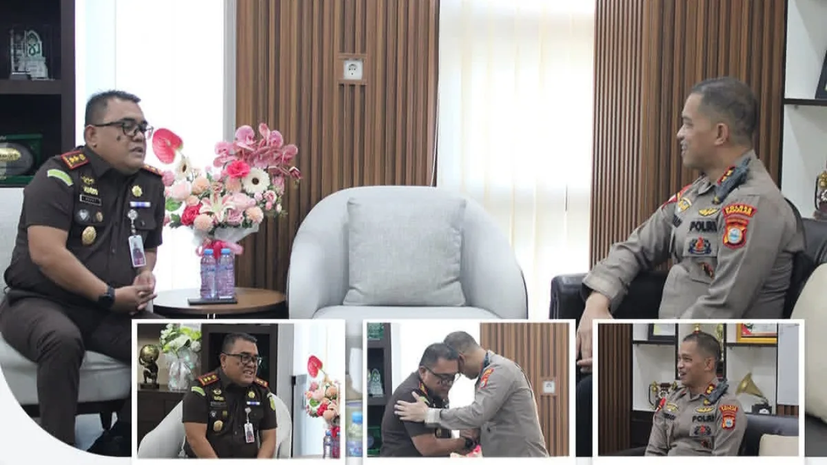 Kajari Takalar Terima Kunjungan Perpisahan Kapolres, Sinergi Penegakan Hukum Ditegaskan Tetap Solid