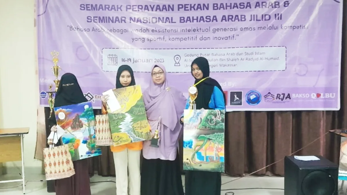 Nur Bintang Qurahmi Harumkan Nama Takalar, Dua Kali Raih Juara II Kaligrafi Tingkat Nasional