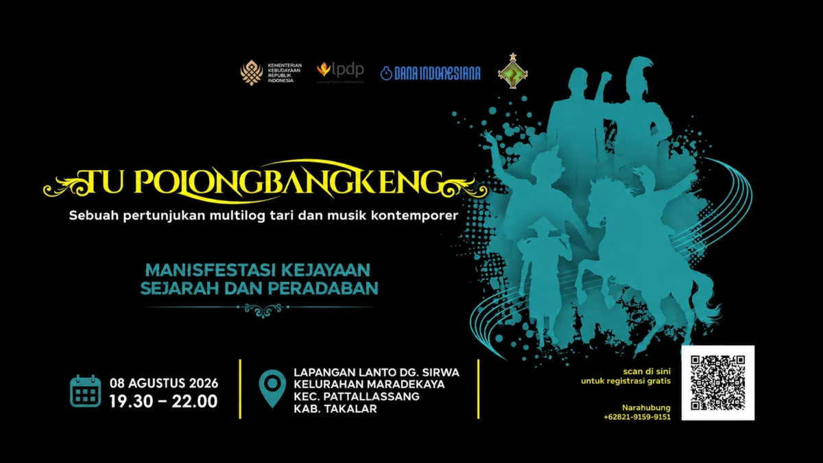 Dari Polongbangkeng untuk Indonesia: Laskar Lipang Bajeng Persembahkan Pertunjukan Kolosal “Tu Polongbangkeng”