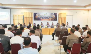 Kasat Lantas Polresta Gowa Ikuti GO dan Anev di Bontomarannu