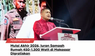Iuran Sampah Gratis Makassar Diperluas hingga 1.300 VA