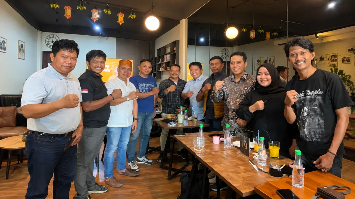 PLN UP3 Makassar Selatan dan DPP AJUN membahas kolaborasi informasi kelistrikan