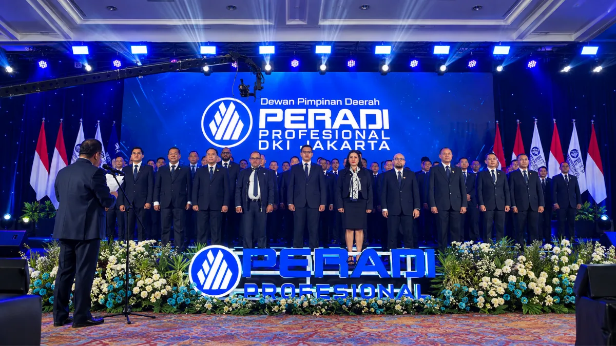 PERADI Profesional DPD DKI Jakarta Dilantik untuk Masa Bakti 2026-2031