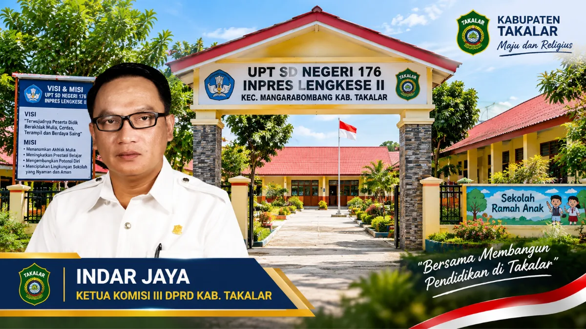 UPT SD Negeri 176 Inpres Lengkese II di Takalar yang menjadi lokasi dugaan perundungan siswa