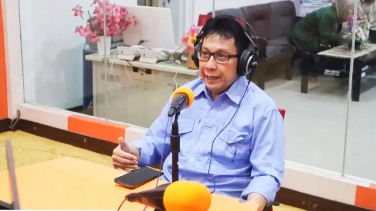 Suwardi Thahir dalam dialog interaktif PWI Sulsel di RRI Makassar